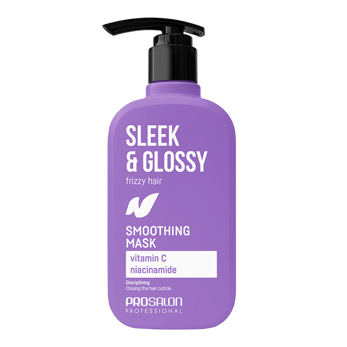 Maska za sjajnu kosu savitaminom C i Niacinamidom Sleek&Glossy 375ml | Prosalon | Kozmo Shop