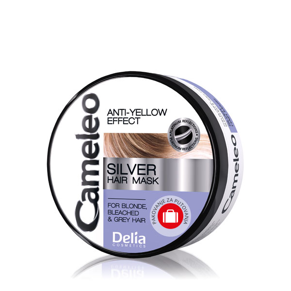 CAMELEO BB - ANTI-YELLOW EFFECT - Silver maska za plavu, blajhanu i sedu kosu 200ml | DELIA Cosmetics | Kozmo