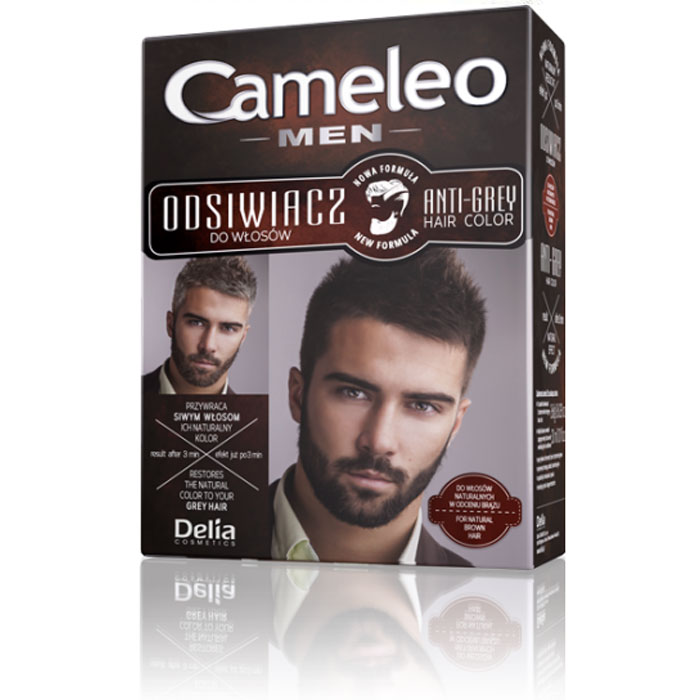 Farba protiv sedih za muškarce, braon boja CAMELEO | DELIA Cosmetics | Kozmo