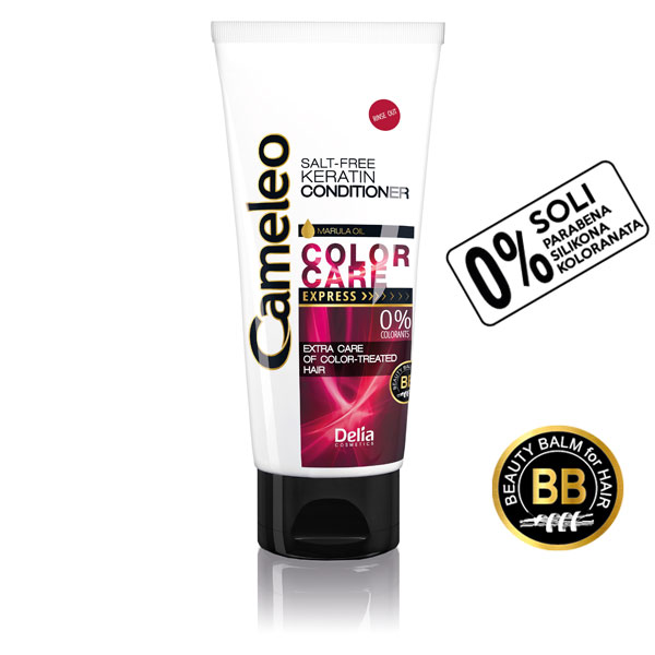 CAMELEO BB COLOR CARE Balzam sa keratinom za farbanu i posvetljivanu kosu bez soli 200 ml | DELIA Cosmetics | Kozmo
