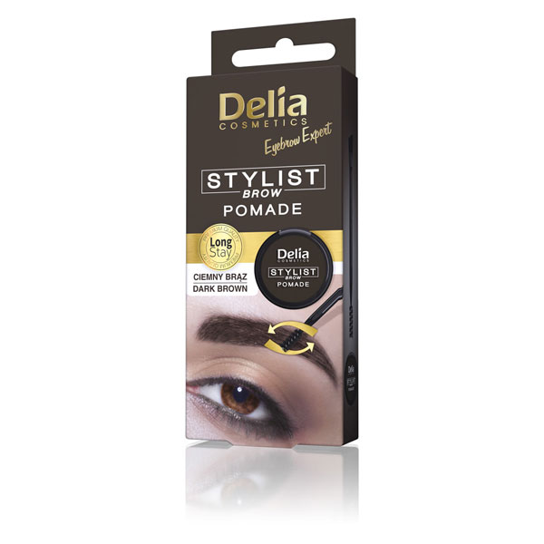 Pomada za obrve u tamno braon boji 4 ml  | DELIA Cosmetics | Kozmo