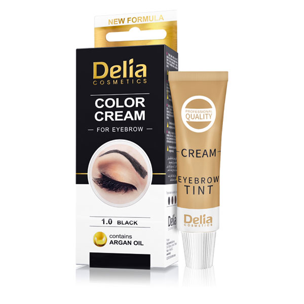 Kolor krema za obrve sa arganovim uljem 1.0 DELIA 15 ml  | DELIA Cosmetics | Kozmo