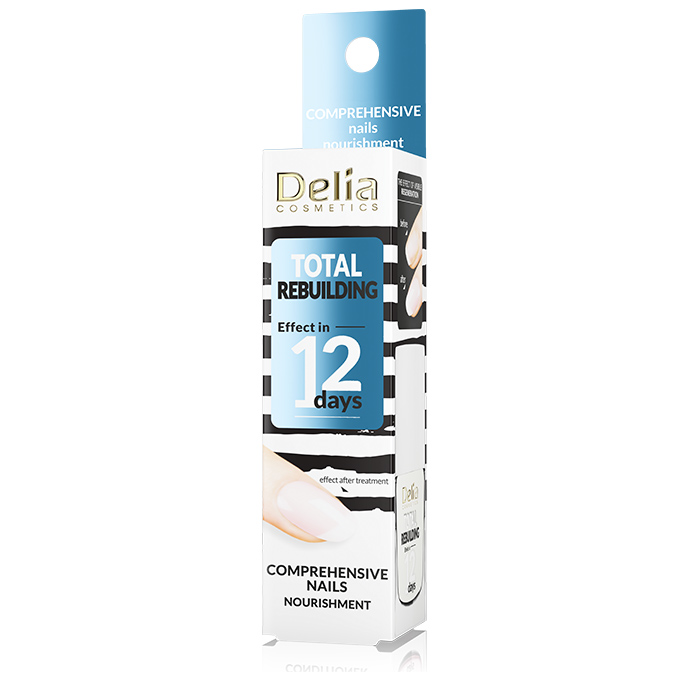 Tretman za rekonstrukciju noktiju - efekat za 12 dana - TOTAL REBUILDING - DELIA 11ml | DELIA Cosmetics | Kozmo