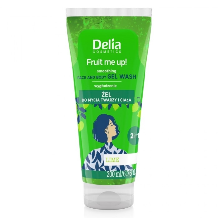 Gel Za Umivanje Lica I Tela - Limeta 200 ml | Delia Cosmetics | Kozmo