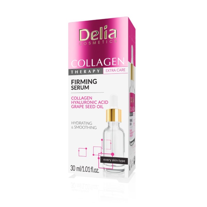Serum za učvršćivanje i podizanje kože lica sa Kolagenom 30 ml  | Delia Cosmetics | Kozmo