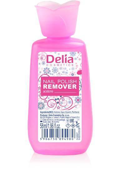 Skidač laka za nokte sa acetonom 58ml  | DELIA Cosmetics | Kozmo