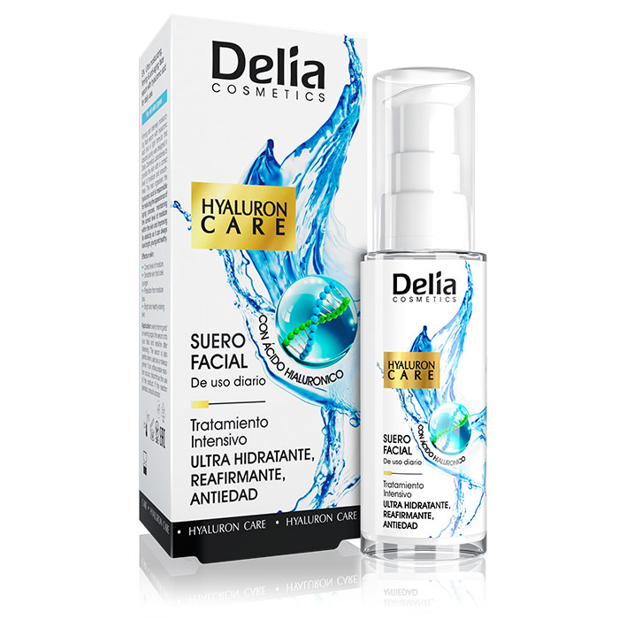 HYALURON CARE Serum za lice sa hijaluronskom kiselinom za intenzivnu hidrataciju, učvršćivanje kože i delovanje protiv bora 30 ml  | DELIA Cosmetics | Kozmo
