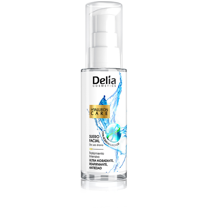 HYALURON CARE Serum za lice sa hijaluronskom kiselinom za intenzivnu hidrataciju, učvršćivanje kože i delovanje protiv bora 30 ml  | DELIA Cosmetics | Kozmo