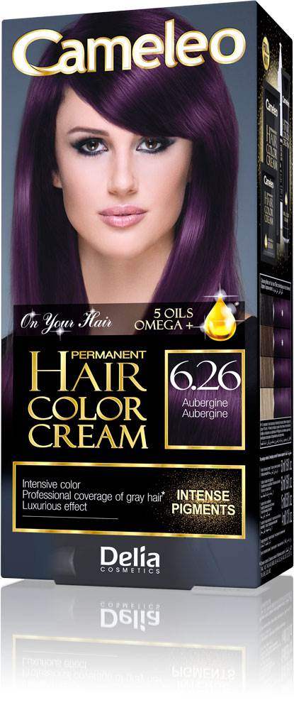 Farba za kosu CAMELEO OMEGA 5 sa dugotrajnim efektom 6.26 | DELIA Cosmetics | Kozmo