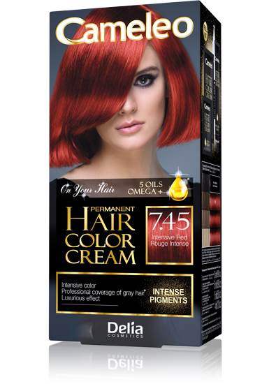 Farba za kosu CAMELEO OMEGA 5 sa dugotrajnim efektom 7.45 | DELIA Cosmetics | Kozmo