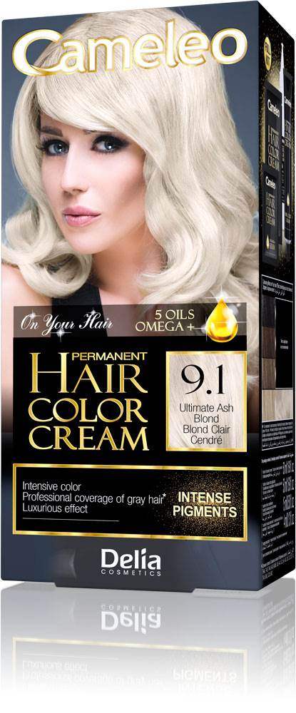 Farba za kosu CAMELEO OMEGA 5 sa dugotrajnim efektom 9.1 | DELIA Cosmetics | Kozmo