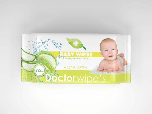 DR. WIPES - Vlažne maramice sa ekstraktom aloja vere