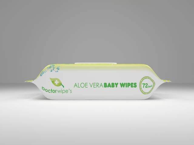 DR. WIPES - Vlažne maramice sa ekstraktom aloja vere sa poklopcem