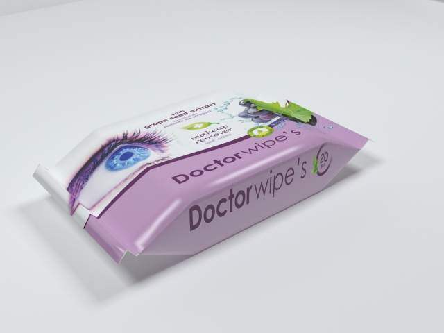 DR. WIPES - Vlažne maramice za skidanje šminke sa ekstraktom grožđa