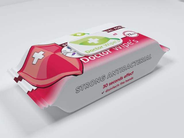 DR. WIPES - Vlažne maramice antibakterijske sa poklopcem