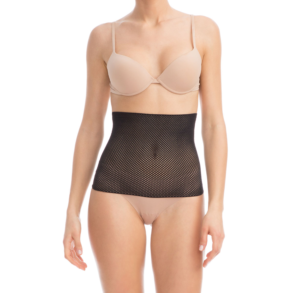 Steznik za zatezanje stomaka, mrežom i podrškom za leđa MESH  BODYSHAPER 605RS - FARMACELL