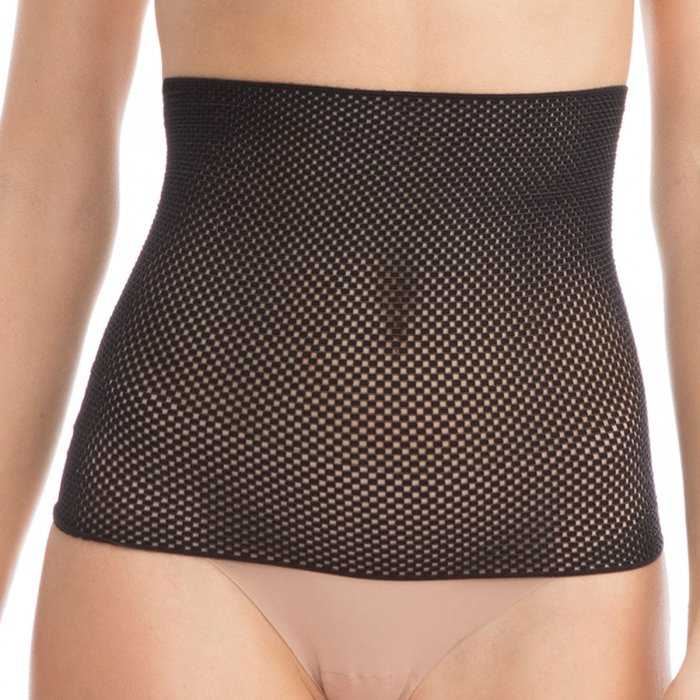 Steznik za zatezanje stomaka, mrežom i podrškom za leđa MESH  BODYSHAPER 605RS - FARMACELL