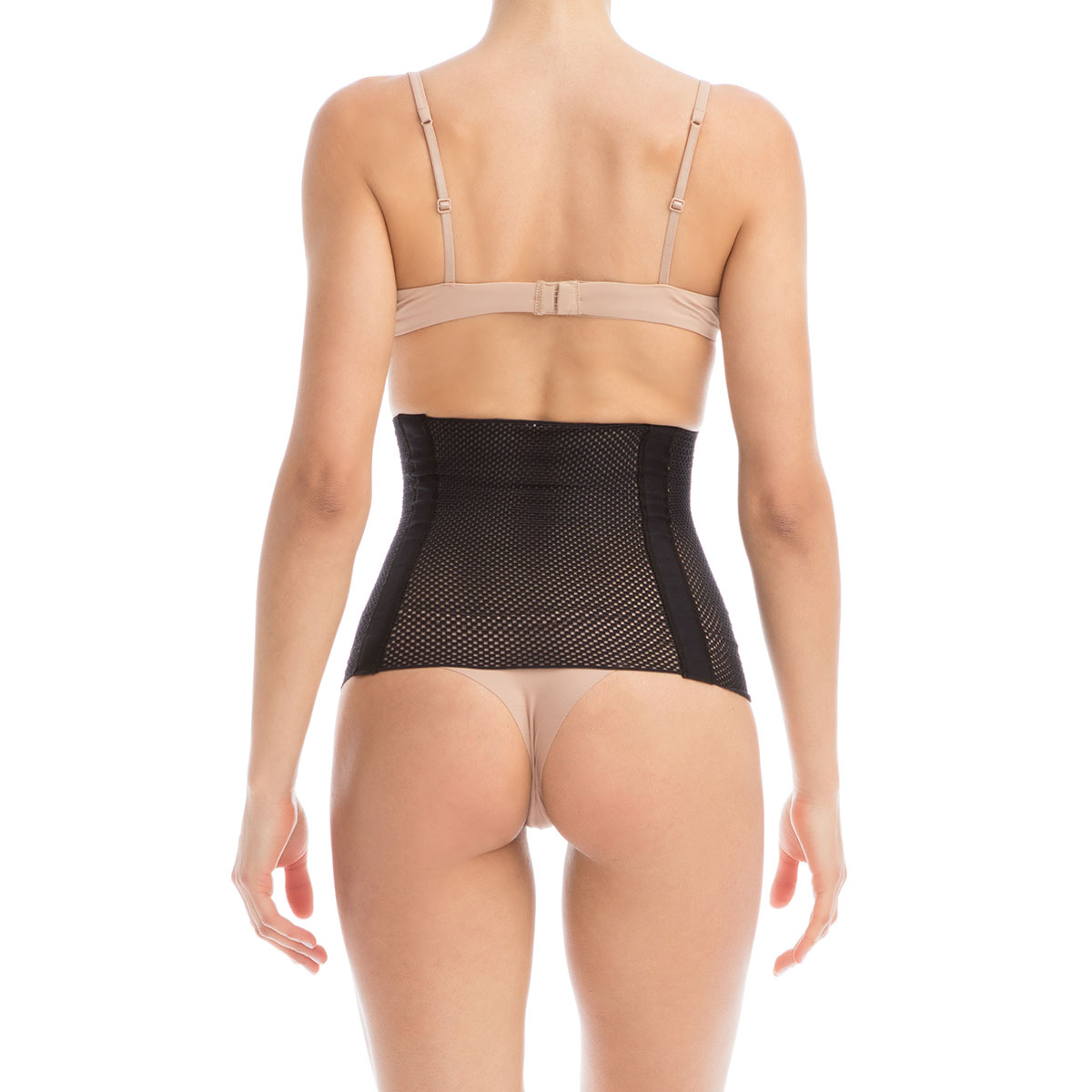 Steznik za zatezanje stomaka, mrežom i podrškom za leđa MESH  BODYSHAPER 605RS - FARMACELL