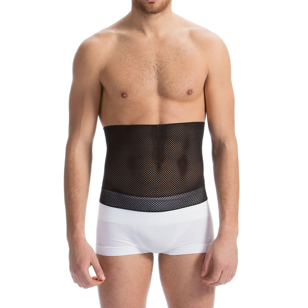 Steznik za zatezanje stomaka, mrežom i podrškom za leđa MESH  BODYSHAPER 605RS - FARMACELL