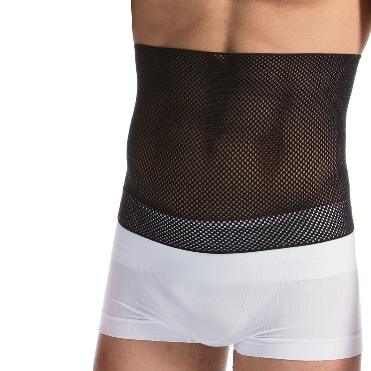 Steznik za zatezanje stomaka, mrežom i podrškom za leđa MESH  BODYSHAPER 605RS - FARMACELL