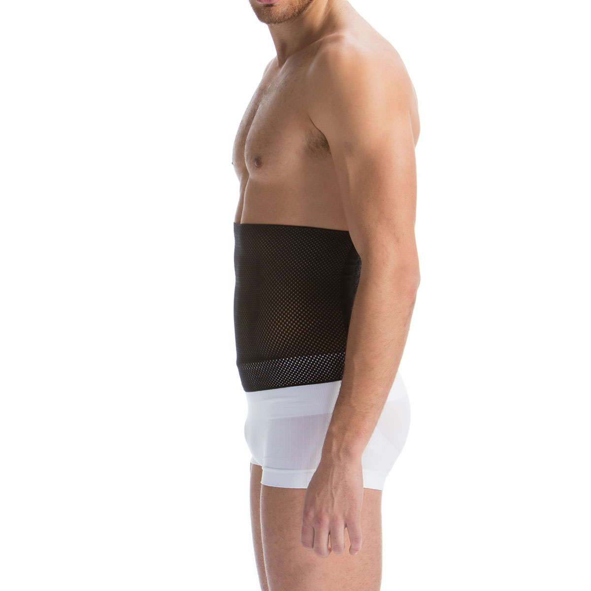 Steznik za zatezanje stomaka, mrežom i podrškom za leđa MESH  BODYSHAPER 605RS - FARMACELL