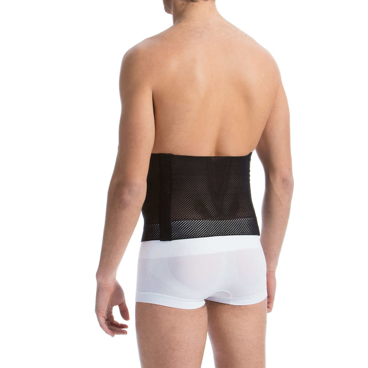 Steznik za zatezanje stomaka, mrežom i podrškom za leđa MESH  BODYSHAPER 605RS - FARMACELL