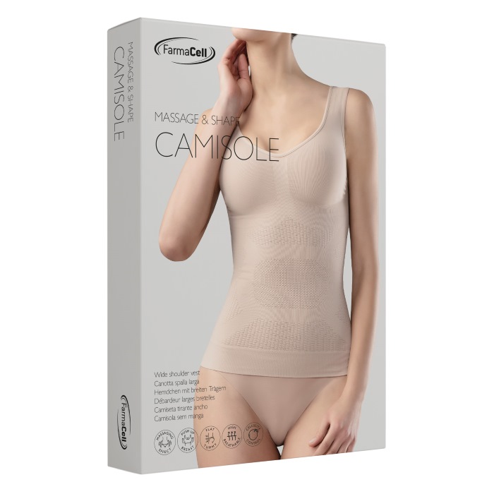 Majica na bretele za mršavljenje i zatezanje stomaka MASSAGE & SHAPE 342 - FARMACELL