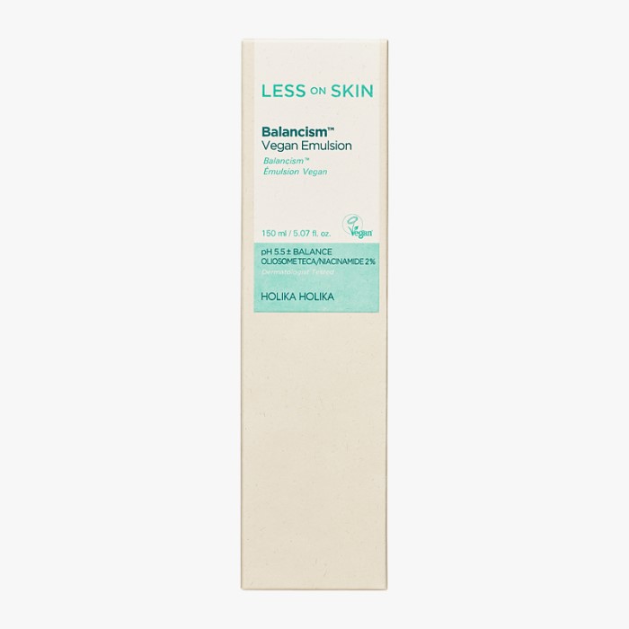 Holika Holika Less on Skin veganska emulzija sa pantenolom 170ml 8806334390945 | HOLIKA HOLIKA | KOZMO