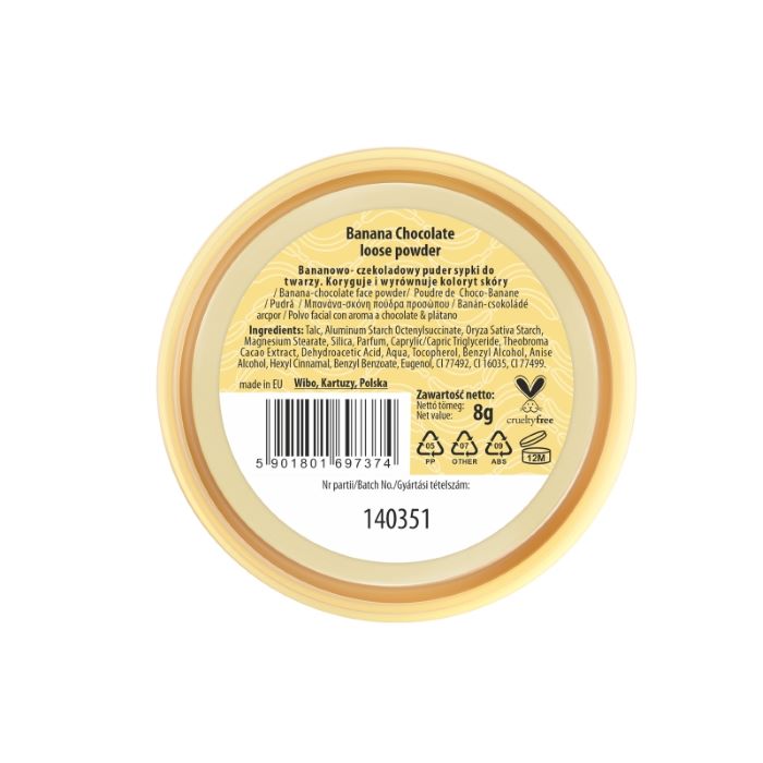 Puder u prahu Banana Chocolate| Kozmo Lovely 5901801697374