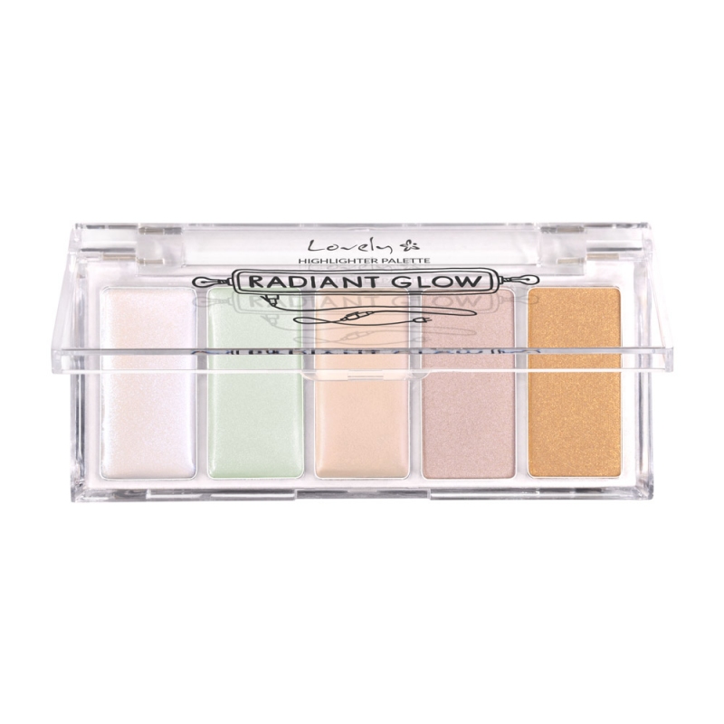 Paleta hajlajtera za lice LOVELY MAKEUP Radiant glow | Kozmo