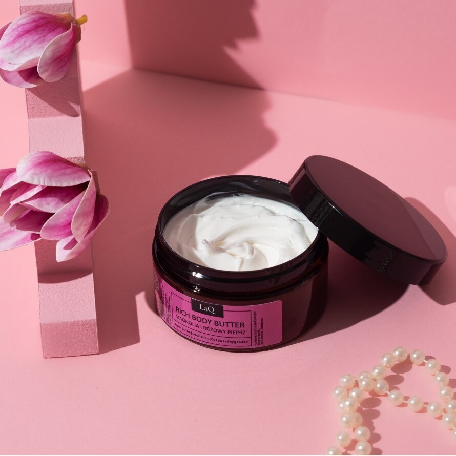 Buter za telo za suvu kožu sa mirisom magnolije 200ml | LaQ | KOZMO