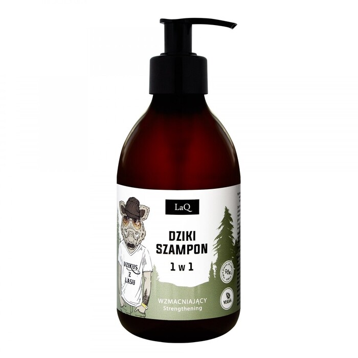 Muški šampon za kosu - čišćenje, jačanje i miris muškog parfema i divljine LaQ Boar 300ml|  LaQ | KOZMO
