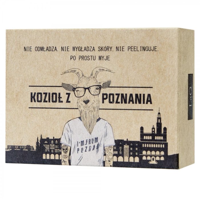 Sapun sa mirisom senzualnog parfema i aktivnim ugljem za muškarce Goat 85g | LaQ | KOZMO