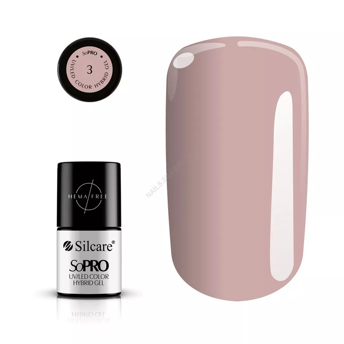 SoPro Rich Color Hybrid Gel Trajni gel lak za nokte UV/LED - 003 5902560546941| SILCARE | KOZMO