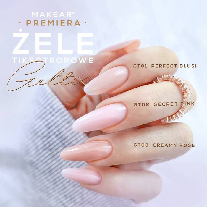 Gel Za Nokte Geltix GT02 - Secret Pink 15ml | MAKEAR | Kozmo