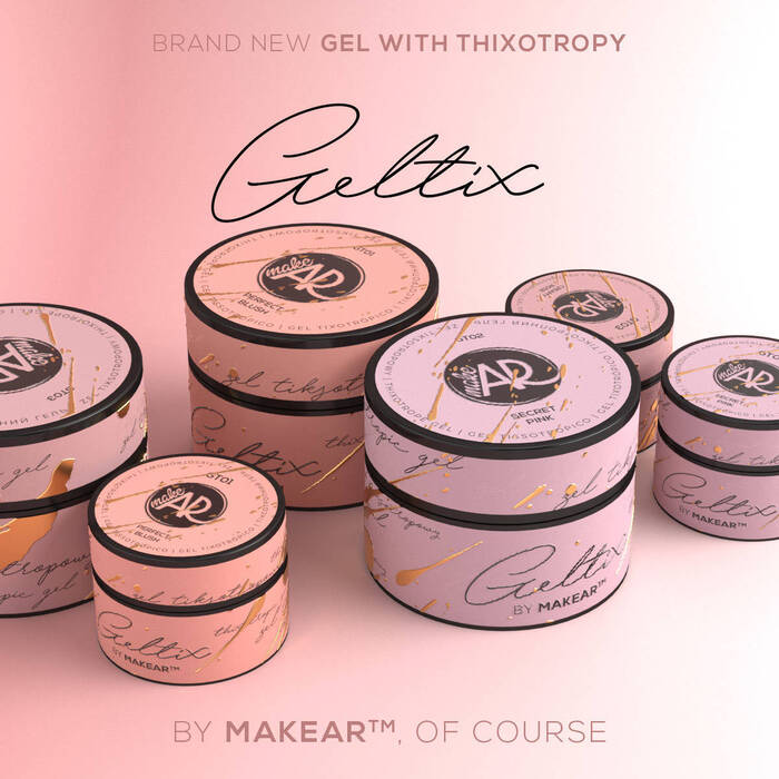 Gel Za Nokte Geltix GT02 - Secret Pink 15ml | MAKEAR | Kozmo