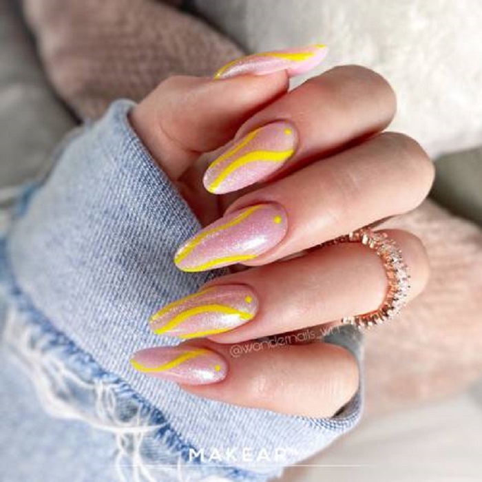 NAIL ART PA13 PROART LEMON gel limun žute boje za izradu dekoracije na noktima |MAKEAR COSMETICS| Kozmo