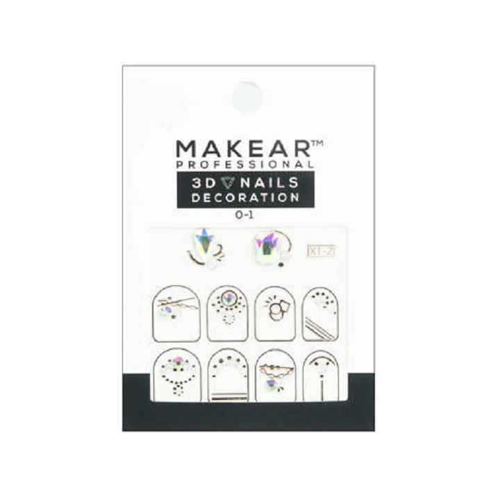 NAIL ART 01 Dekorativne nalepnice za nokte sa cirkonima |MAKEAR COSMETICS| Kozmo