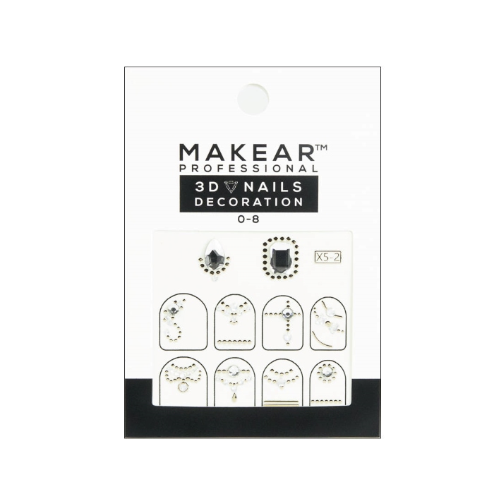 NAIL ART 08 Dekorativne nalepnice za nokte sa cirkonima |MAKEAR COSMETICS| Kozmo