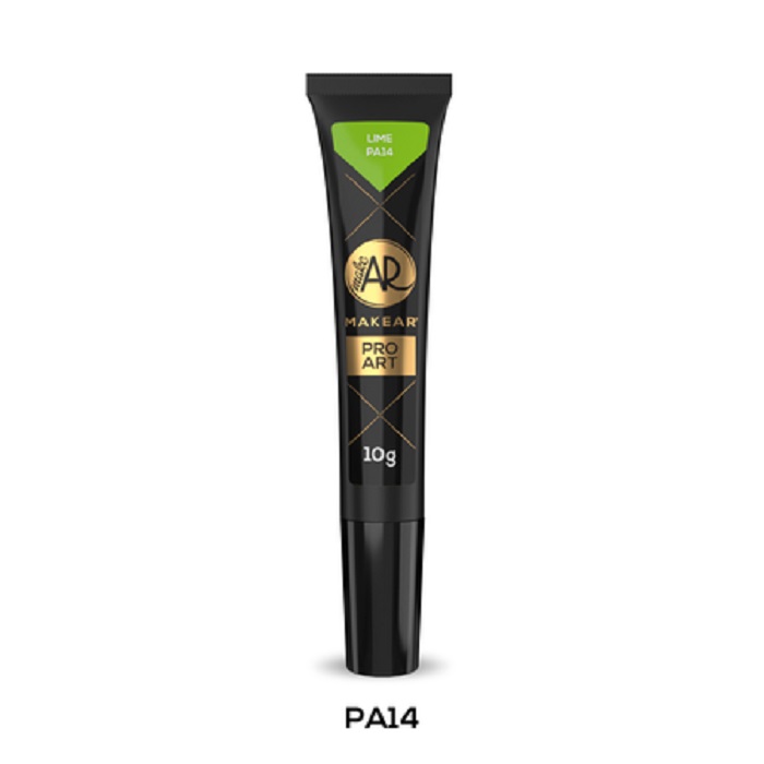 NAIL ART PA14 PROART LIME gel limeta zelene boje za izradu dekoracije na noktima |MAKEAR COSMETICS| Kozmo