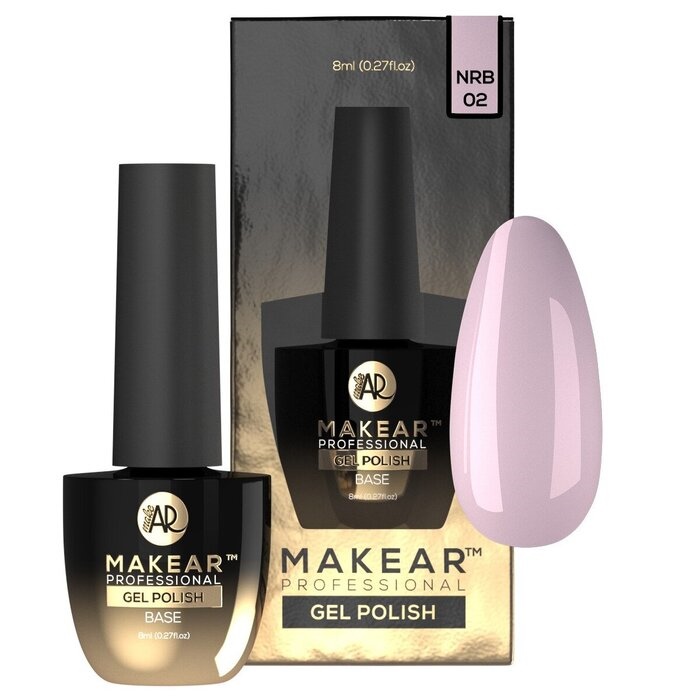 Baza za nokte NRB Jelly pink Rubber MAKEAR| MAKEAR | Kozmo