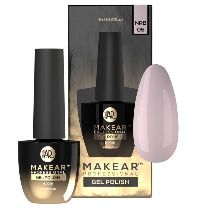 Baza za nokte NRB Pudding Pink Rubber MAKEAR| MAKEAR | Kozmo