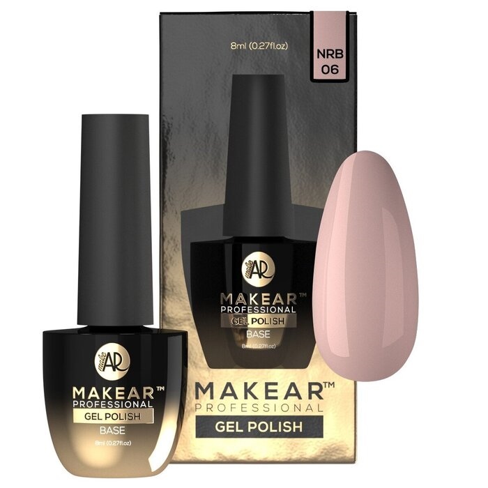 Baza za nokte NRB Smoky Beige Rubber MAKEAR| MAKEAR | Kozmo