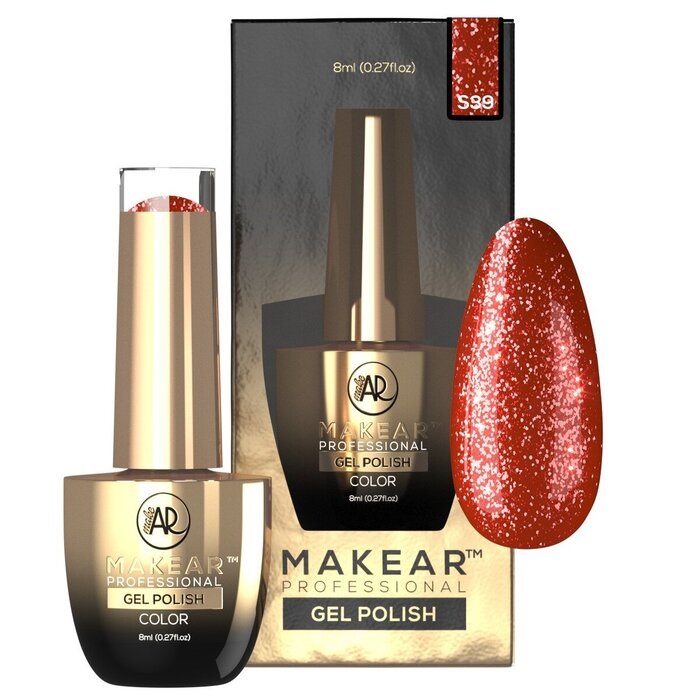 Trajni gel lak za nokte UV/LED S39 Kiss Me 5907508489991| MAKEAR | Kozmo