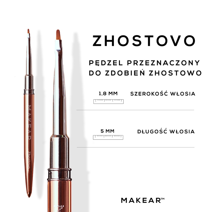 Četkica Za Nokte Brush Zhostovo | MAKEAR | Kozmo