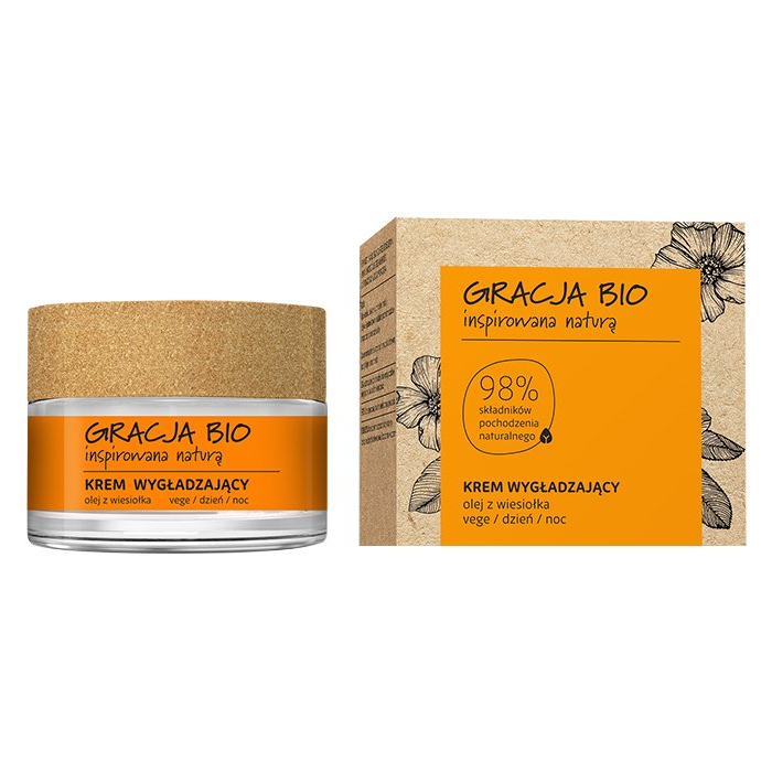 Krema za lice sa uljem noćurka za suvu kožu Bio 98%  | GRACJA Vegan 50ml | MIRACULUM | Kozmo