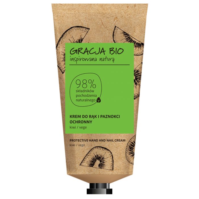 Hidratantna krema za ruke i nokte Bio 98% Kivi 50 ml | GRACJA | MIRACULUM | Kozmo