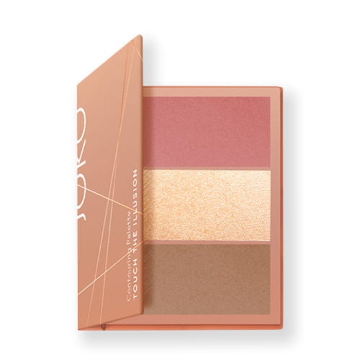 Paleta za konturisanje 3 u 1 - Peach | JOKO | MIRACULUM | Kozmo