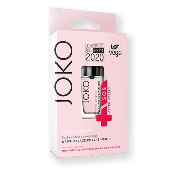Lak za regeneraciju beživotnih i izbeljivanje požutelih noktiju MOISTURIZING LIGHTENING JOKO 100% Vegan  11ml | JOKO | MIRACULUM | Kozmo