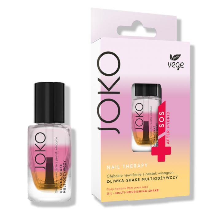 Višenamensko multinutritivno negujuće ulje za nokte i zanoktice JOKO 100% Vegan 11ml | MIRACULUM | Kozmo